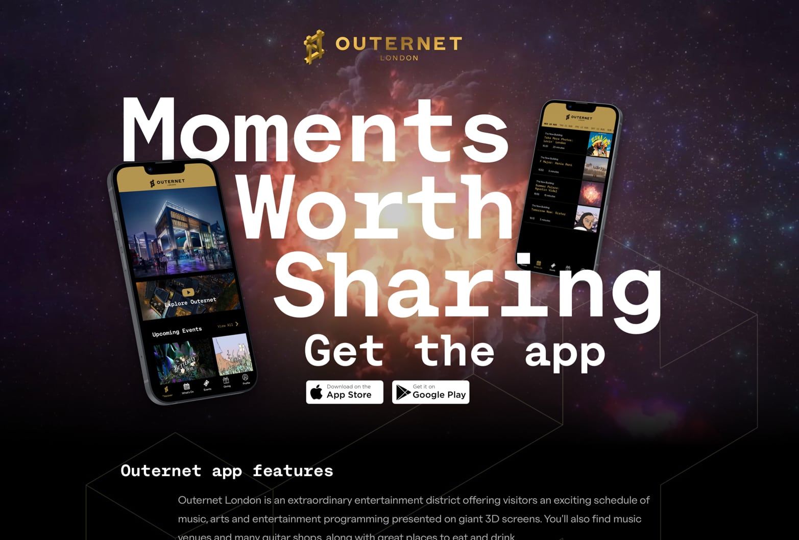 "App" page on the Outernet website